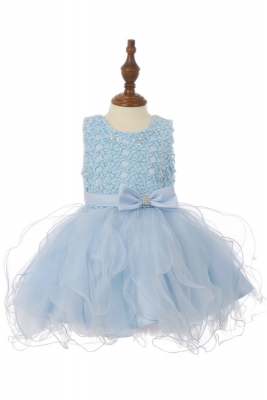 baby blue kids dress