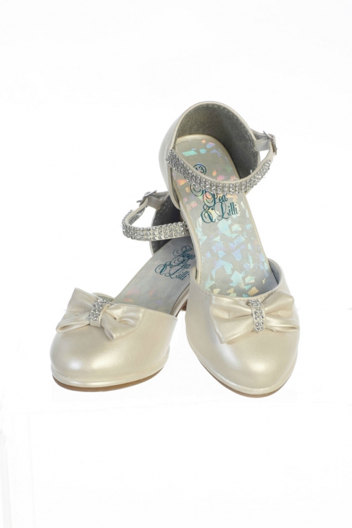 L_BELLAIV Girls Shoe Style BELLA IVORY Heel Shoes with