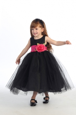 BUILD YOUR OWN DRESS - Black Dress with Choice of Sash