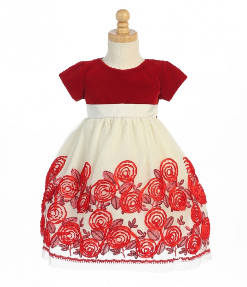 L C989r S Dress Style C989 Short Sleeved Rose Inspired Satin S Dress Style C989 Short Sleeved Rose Inspired Satin Ribbon In Choice Of Color