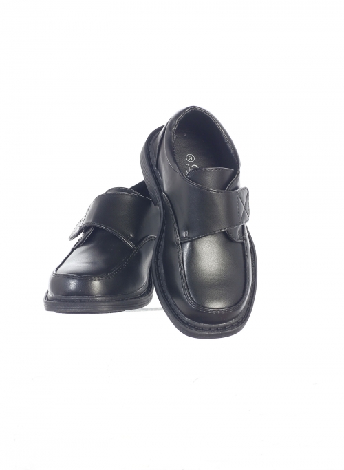 Boys Shoe Style Frank- Boys Matte Shoes with Velcro