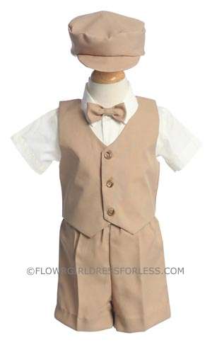 L_G815KH - Vest and Shorts Set Style G815 - Vest and Shorts with Hat ...