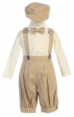 Suspender and Shorts Set Style G827 - Suspender and Shorts with Hat Set in Choice of Color