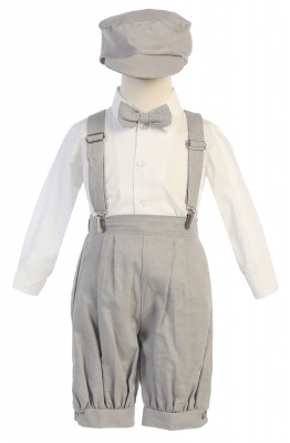 Suspender and Shorts Set Style G827 - Suspender and Shorts with Hat Set in Choice of Color