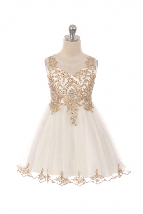 White Short Dresses for Girls