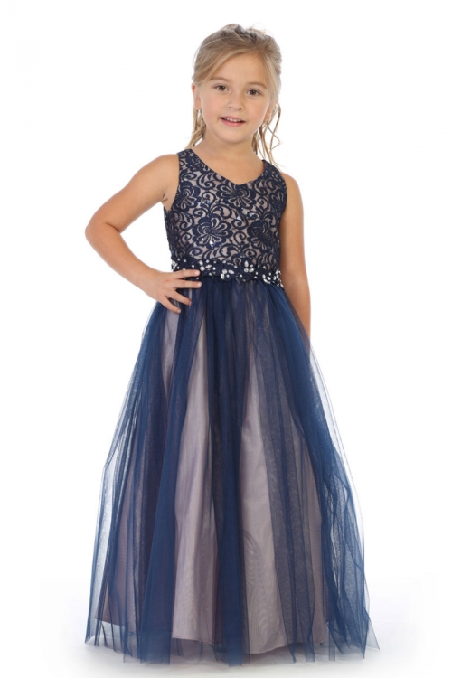 navy blue childrens dresses