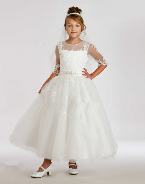 Md 1860 Macis Couture Designer S Dress Style European Macis Couture Designer S Dress Style 1860 European Long Sleeve Lace And Tulle