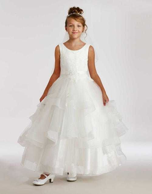 horse hair flower girl dress