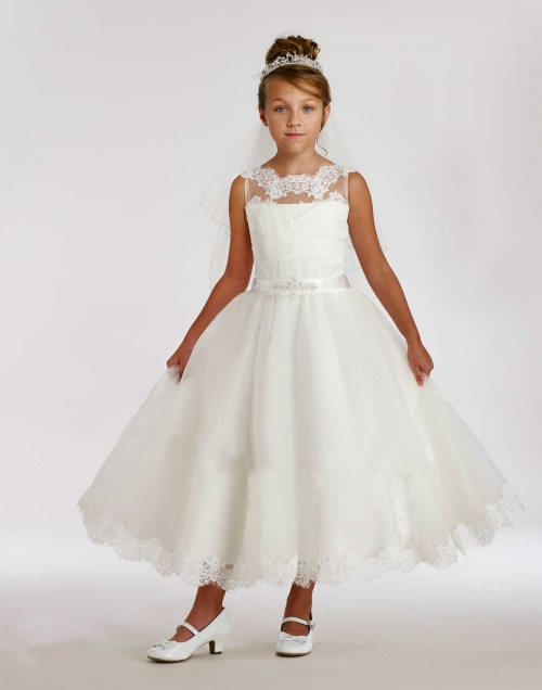 Md T1851 B Macis Couture Designer S Dress Style T1851b Md T1851 B Macis Couture Designer S Dress Style T1851b Sleeveless Tulle And Lace With Illusion Neck Designs Flower Dresses