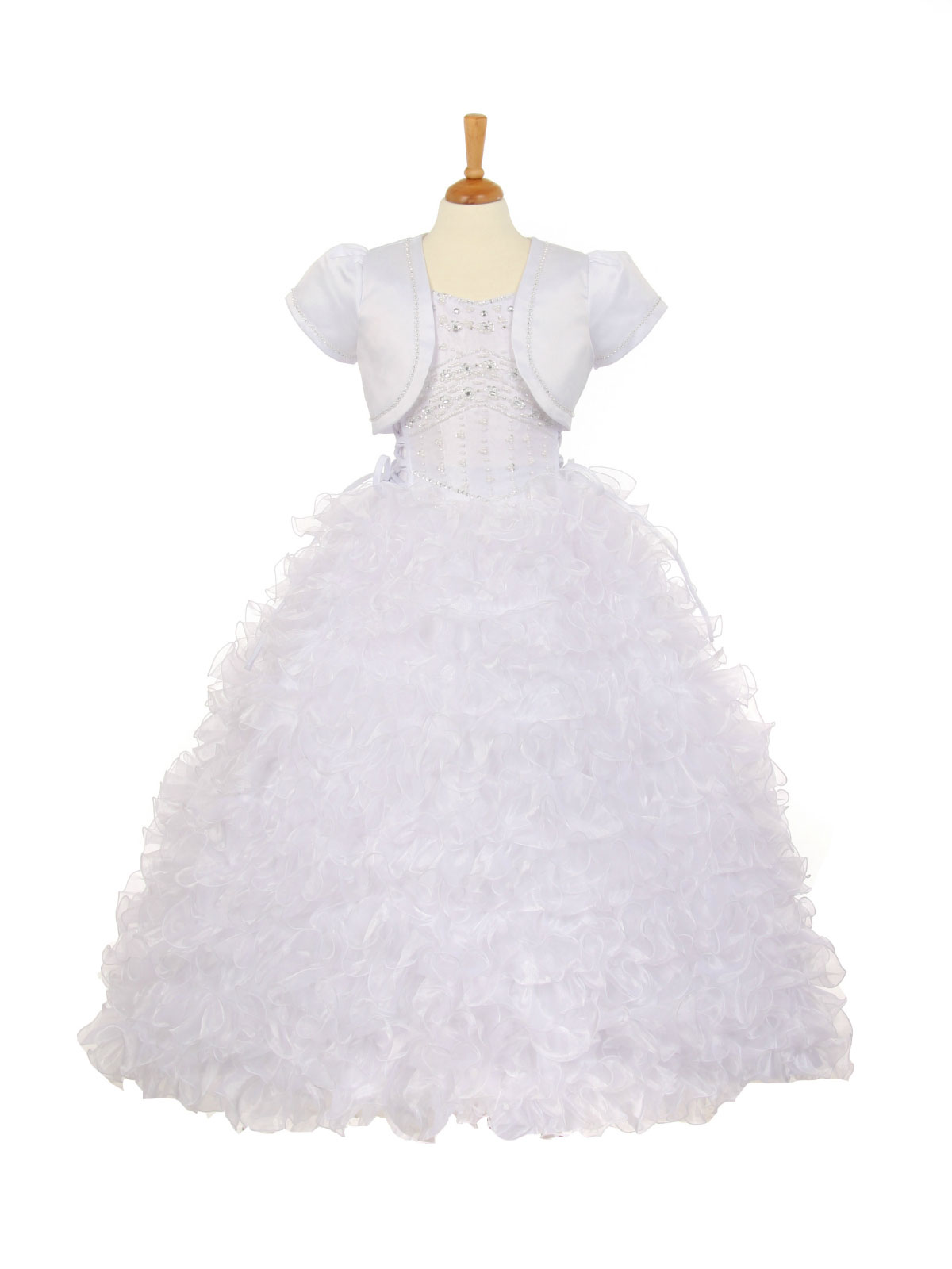 Girls Dress Style 2016 - WHITE Off the Shoulder Dress with Pearl Accents