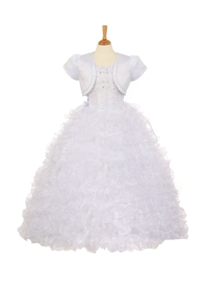 Girls Dress Style 2016 -  WHITE Off the Shoulder Dress with Pearl Accents