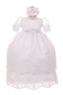 SALE White Baptism and Christening Outfit Set