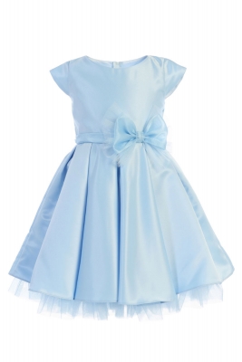 sky blue dress for baby girl