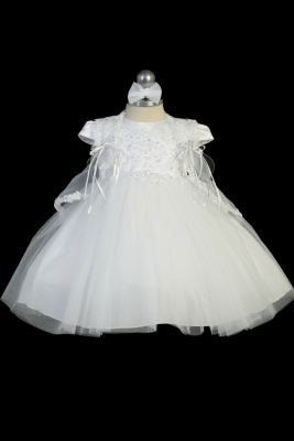 Girls Baptism and Christening Outfit Set WHITE Style 2325