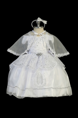 Girls Baptism and Christening Outfit Set Style 2327