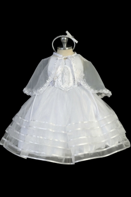 Girls Baptism and Christening Outfit Set Style 2328