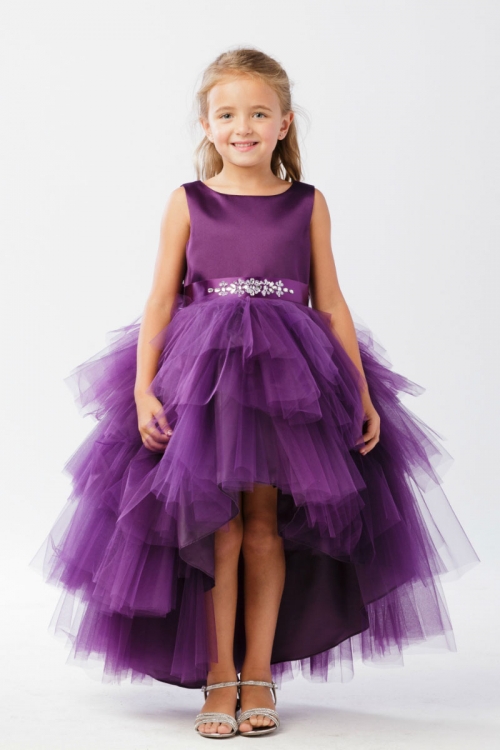 girls high low dresses