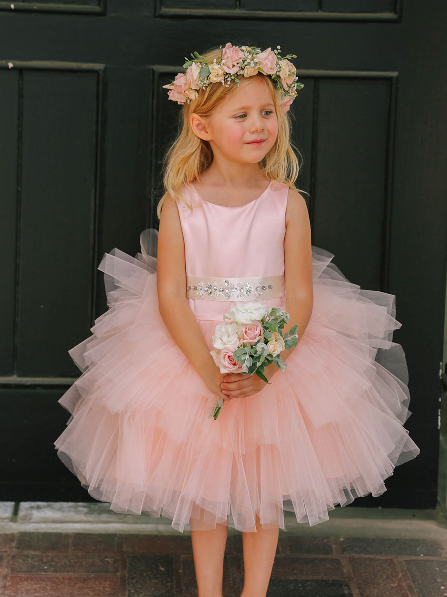 新品タグ付き Treat Girl's tulle frill jersey Treat Girl's tulle frill jersey