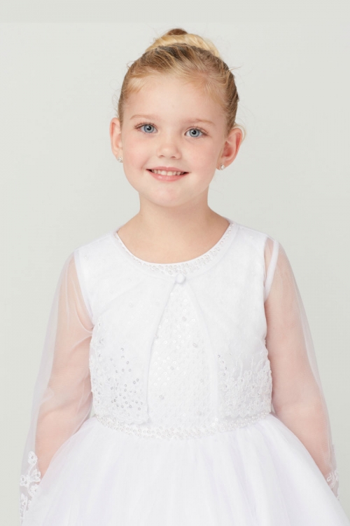 white organza jacket