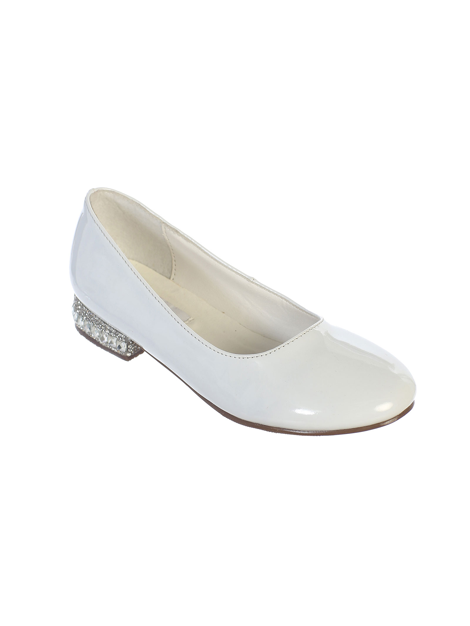 Girls Shoes Style S109- Little Girls and Big Girls Rhinestone Shoes In Choice of