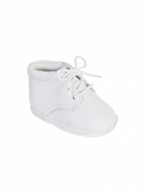 Infant and Toddlers Genuine Leather Shoes Style S304 - WHITE Only
