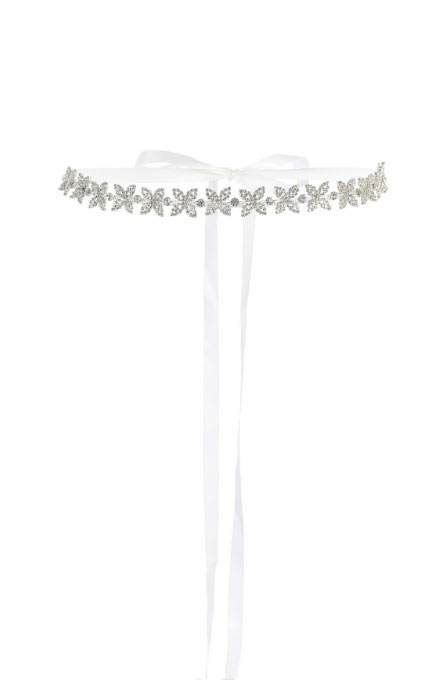 TT_SASH-8 - Girls Dress Rhinestone Floral Sash- Style SASH-8- Satin Belt In  Choice of Color - Tip Top Kids - Flower Girl Dresses - Flower Girl Dress  For Less