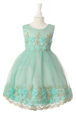 Mint - Flower Girl Dresses - Flower Girl Dress For Less