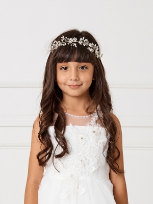 Girls Gorgeous Rhinestone Headpiece - Style 154