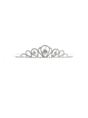 Girls Elegant Rhinestone Tiara - Style 307