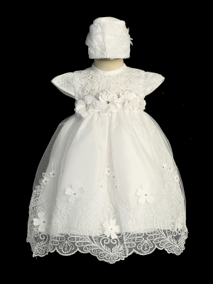 Girls Baptism and Christening Ropone Style 2375 in Choice of Color