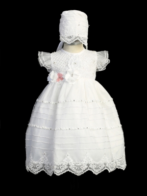 Girls Baptism and Christening Style 2376