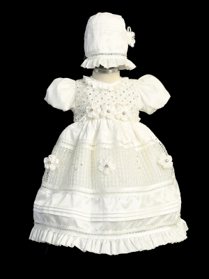 Girls Baptism and Christening Ropone Style 2377 in Choice of Color