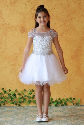Girls Dress Style TY012 - WHITE