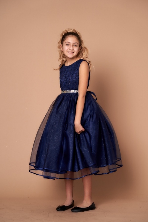 navy blue childrens dresses and Silver Baby Dress, Mini Bride Dress, Toddler Blue Dress With Diamonds, Fluffy Baby Dress, 1st Bday Dress, Ruffle Dress Its the perfect pick for a ceremony CA_D813NV - Girls Dress Style