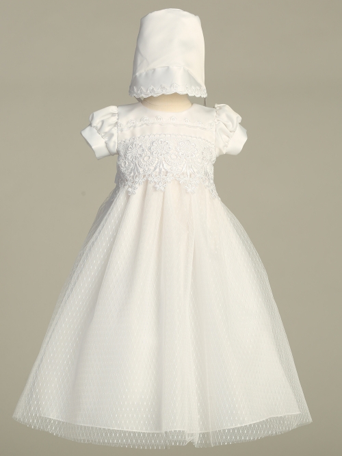 L_CORINNE - Christening Baptism Dress Style - CORINNE - See All Dresses -  Flower Girl Dresses - Flower Girl Dress For Less