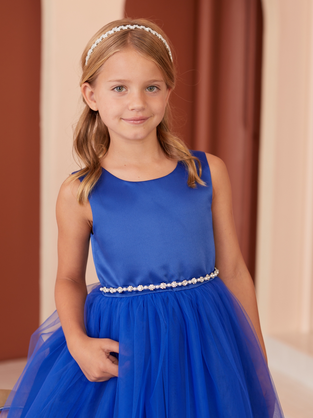 windsor light blue satin dress Royal Blue Quinceanera Dresses Tulle Beaded Lace Sweet 16 Birthday Par –  Hebebridal main image 0