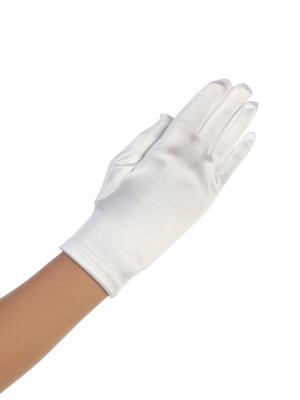 Classic Satin Short Gloves