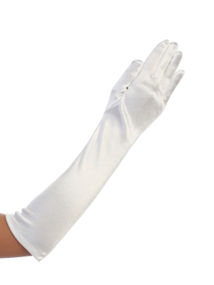 Satin Long Gloves