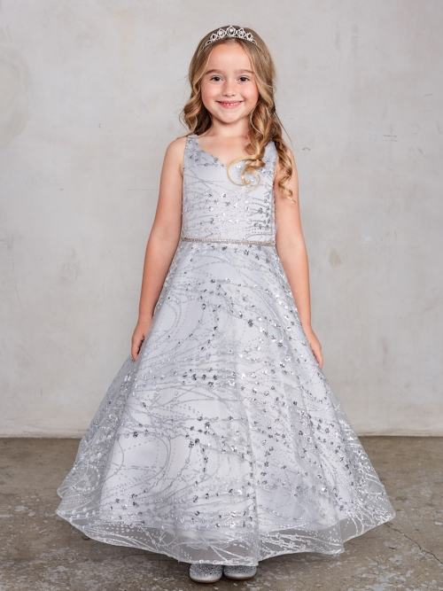 a line girls dress