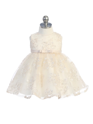 Girls Dress Style 5783 - Sweet Lace Overlay Dress in Choice of Color