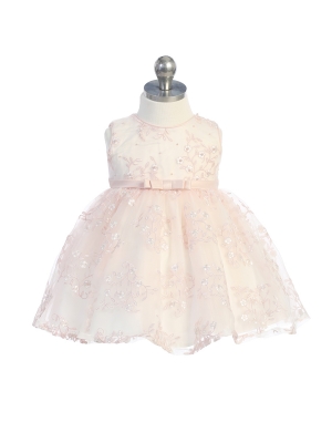 Girls Dress Style 5783 - Sweet Lace Overlay Dress in Choice of Color