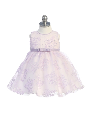 Girls Dress Style 5783 - Sweet Lace Overlay Dress in Choice of Color
