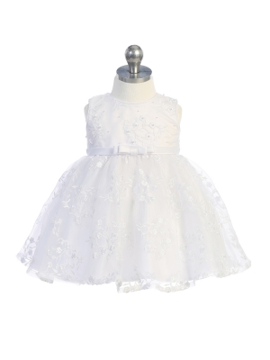 Girls Dress Style 5783 - Sweet Lace Overlay Dress in Choice of Color