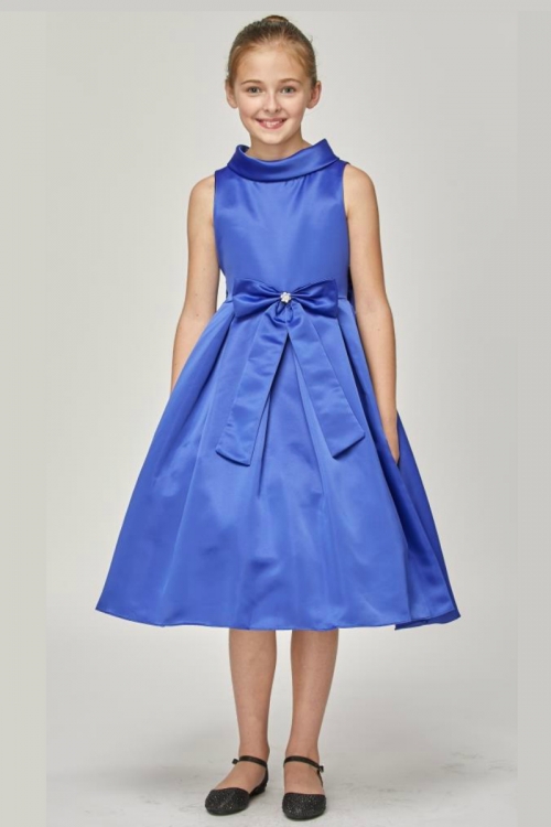 royal blue childrens dress