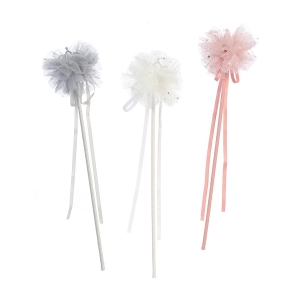 Sparkly Glitter Tulle Princess Wand in Choice of Color