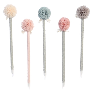 Fuzzy Pom Pom Pen in Choice of Color