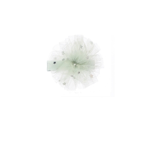 Aqua Star Tulle Hair Clip