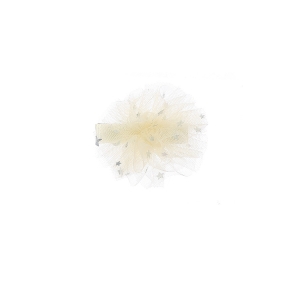 Ivory Star Tulle Hair Clip