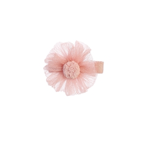 Pink Shimmery Daisy Hair Clip