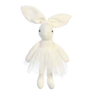 Ivory Stuffed Bunny Doll